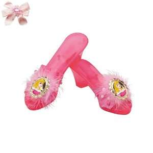   Disney Aurora (Sleeping Beauty) Shoes for Little Girls + Free Hair Bow