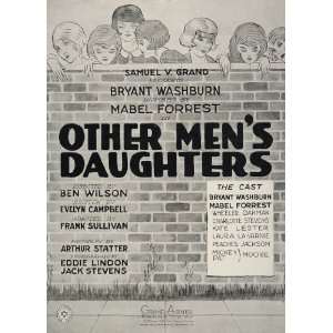   Other Mens Daughters Ben Wilson   Original Print Ad: Home & Kitchen