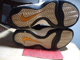 Nike AIR GRILL 9.5 9 1/2 bakin 1997 97 rare vtg og black white gold 