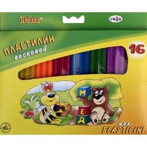   /Plastilin [The set contains 16 colors with a stick] Toys & Games