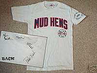 TOLEDO MUD HENS autographed T shirt 1992 medium 38 10  