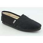 Pupore Alpargatas Unisex SZ 9 Black Black Fair Trade New Canvas Flats 