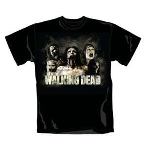   Distribution   Walking Dead T Shirt Zombies Cracked (M) Toys & Games