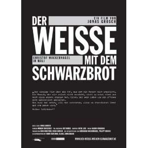 Der Wei?e mit dem Schwarzbrot Poster Movie German 27x40  