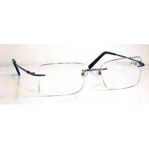   Line (bifocal) w/case Flex Titanium rimless