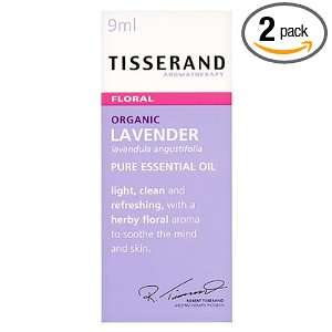  Tisserand Organic Essential Oil Lavender   0.32 Oz, 2 Pack 