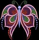 Exotic Vibrant butterfly embroidery designs BFY10 items in 