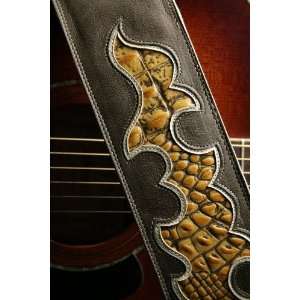  The Sunset Guitar Strap: Musical Instruments
