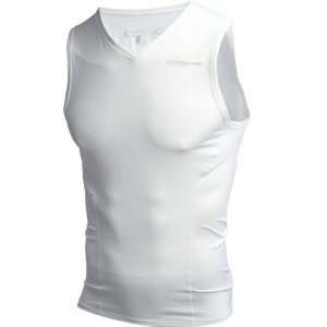  Orca Compression Top   Sleeveless   Mens White, M Sports 