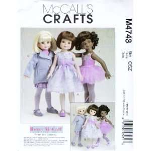  McCalls Sewing Pattern M4743 8 and 14 Betsy McCall Doll 