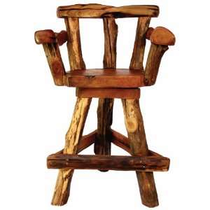 GroovyStuff Sawtooth Swivel Bar Chair: Home & Kitchen