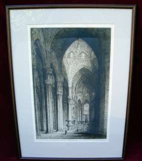  milan cathedral print etching 1925 plate print etching by english 