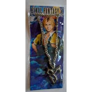  Final Fantasy X Tidus Metal Charm Chain Necklace 
