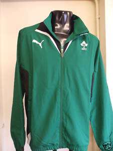 IRELAND 09/11 WOVEN RUGBY JACKET BY PUMA XL BRAND NEW WITH TAGS  