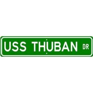  USS THUBAN LKA 19 Street Sign   Navy