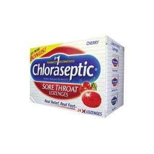  131557 Chloraseptic Sore Throat Lozenges Cherry 18 Per Box 