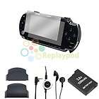 4in1 Accessory Bundle Pack for Sony PSP 2000 Slim Battery+Headse​t 