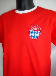 Retro 1960s Bayern Munich Football T Shirt  
