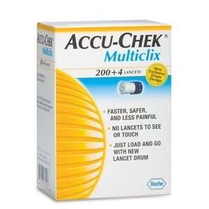  Lancets Accu Chek Multiclix (204 ct)   Roche 50924 0981 01 