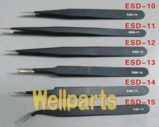pcs Antistatic Tweezers Picking Tool ESD Safe Nipper  