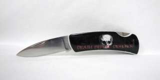 Death Before Dishonor Fury Pocket Knife 10401 Litho  