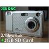   LCD 4X ZOOM 3.1M Pixel Digital still Camera DSC+2GB SD CARD/NEW  