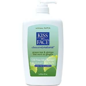   Kiss My Face Green Tea & Ginkgo Oil Free Moisturizer 16 Fl Oz.: Beauty