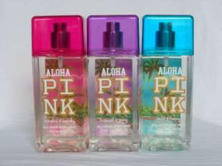   SECRET ALOHA PINK VIBRANT & BEACHY, TROPICAL &JUICY, WILD BREEZY MISTS