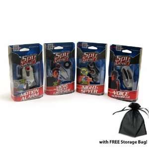  Spy Gear Micro Spy Lot w/Free Storage Bag Toys & Games