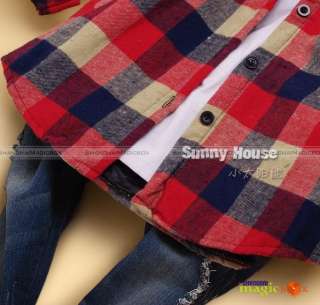 Women Fashion Lattice Hooded Thick Checked Casual Long Sleeve Shirt 