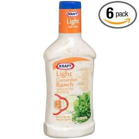 Kraft Light Cucumber Ranch Reduced Fat Dressing, 16 Ounce Plastic 