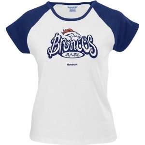  Denver Broncos Womens Doll Baby Raglan Tee: Sports 