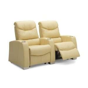   Leather Straight 2 Seat Home Theater Recliners: Home & Kitchen