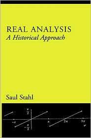 Real Analysis, (0471318523), Stahl, Textbooks   