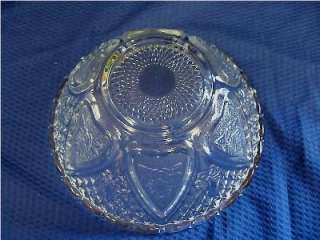 THIS IS A VERY NICE PRESSED GLASS (ALTHOUGH THERE ARE NO SEAMS) BOWL 