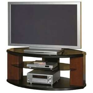  Bush Furniture Universal Video Base with Satin Black and 