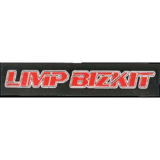  Limp Bizkit   Rectangle Black, Red & White Logo   Sticker 