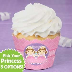  Twin Princesses   Baby Shower Cupcake Wrappers Toys 