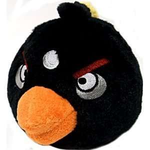  6.5 Black Angry Birds Soft Plush Toy 