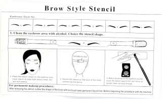 or for cosmetic tattoos need to draw on the perfect eyebrows this kit 