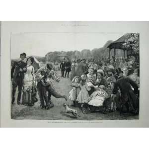  Music Refreshments 1880 Band RegentS Park London Dog 