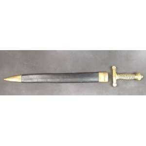   18th Century Style Short Sword Brass Mounted Scabbard: Everything Else