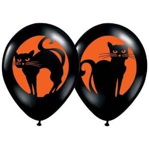  Halloween Balloons   11 Black Cat & Moon Toys & Games