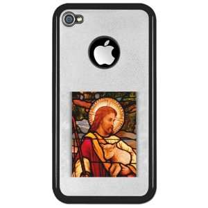   or 4S Clear Case Black Jesus Christ with Lamb 