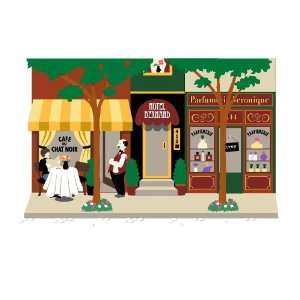  Cafe Hotel & Parfumerie Paint by Number Wall Mural