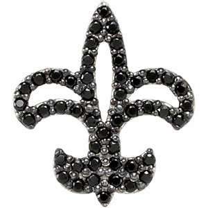   : Sterling Silver Genuine Black Spinel Pendant   JewelryWeb: Jewelry