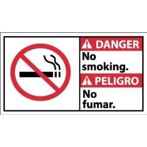  SIGNS NO SMOKING / PELIGRO NO FUMAR 10 X 18