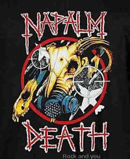 NAPALM DEATH RAM SKULL rock T Shirt M L XL 2XL 3XL 4XL NWT  