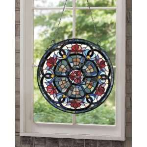  Quoizel® 18 Tiffany style Stained Glass Panel: Home 