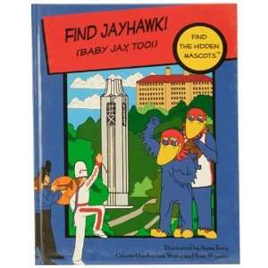 Kansas Jayhawks Find the Hidden Mascots Hardback Book 